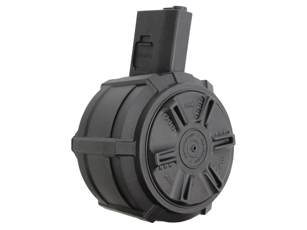 G&G Auto Winding M4/M16 Drum Airsoft Magazine ReplicaAirguns.ca