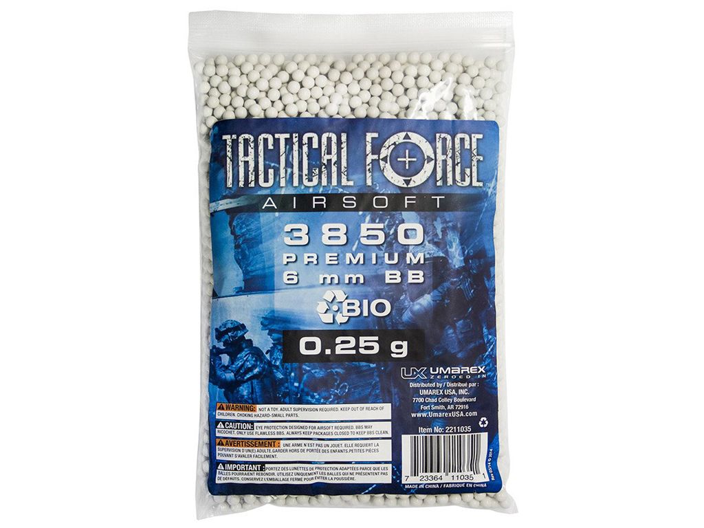 Tactical Force .25g Biodegradable BBs ReplicaAirguns.ca